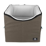 Open Box X-ZONE PET Dog Booster Car Seat Pet Bed Home Pockets Carrying Case - Brown&Blue