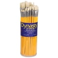 thumbnail image 2 of Dynasty Natural White Bristle Brush Set - Bright, Set of 60, 2 of 2