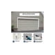 thumbnail image 4 of Set of 2 Solar Flood Lights with Motion Sensor 100LED Four-Sided Bright Solar Wall Light, 4 of 4