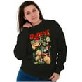 thumbnail image 5 of Popeye Christmas Lights Crew Cartoon Sweatshirt for Men or Women Brisco Brands S, 5 of 6