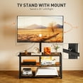 thumbnail image 4 of HOMCOM Support TV Pivotant avec Rangement pour Téléviseurs de 32 à 70 Pouces, 4 of 10
