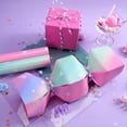 thumbnail image 5 of Pink Reversible Wrapping Paper - 17 Inch x 33 Feet Rainbow Gradient Girls Birthday Gift Wrap, Pastel Wrapping Paper for Girls, Party, Holiday & Baby Shower, 5 of 7