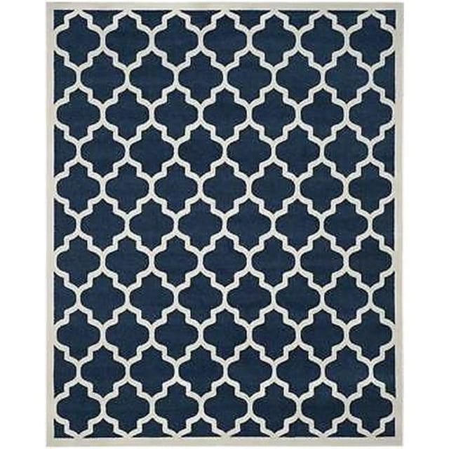 Momeni NEWPONP-12NVY3959 Hand Tufted Newport Rectangle Rug, Navy - 3 ft. 9 in. x 5 ft. 9 in.