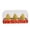 C, variant on Vikakiooze 2023 Christmas Candle Painted Decoration Christmas Gift Holiday Candle Three In A Box