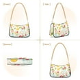 thumbnail image 2 of Womens Chain Shoulder Bag Lemons and Cherry Classic Tote Handbags Fashion Clutch Hobo Purse with Zipper for Travel Casual, 2 of 7