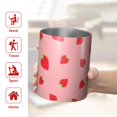 thumbnail image 5 of 12oz Coffee Tumblers Red Strawberry Plants Fruit Stainless Steel Vacuum Insulated Travel Tumbler Coffee Cups Mug with Lid and Straw with Cleaning Brush for Cold & Hot Drinks, 5 of 5