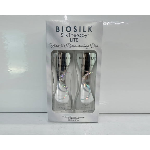 Biosilk Silk Therapy LITE Ultra-lite Reconstructing Duo 2.26 oz each Limited Kit