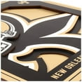 thumbnail image 2 of YTF NFL New Orleans Saints 3D Logo Series Wall Art 12X12, 2 of 4