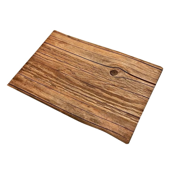 Diceymbol Rustic Wood Grain Print Floor Mat Non Slip Rug for Bathroom Entryway Patio Farmhouse Decor 24x16 Inch