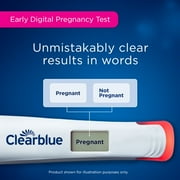Clearblue Early Pregnancy Test Kit, At-Home Pregnancy Test Kit for Women, hCG Hormone Pregnancy Tests with Easy-to-Read Results, 7 Tests