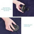 thumbnail image 7 of Sonerlic Patio 6.5x6.5 FT Market Umbrellas and Shade, Table Umbrella for Patio and Outdoor With Tilt Button for Deck, Garden and Pool,Navy Blue, 7 of 7