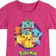 thumbnail image 3 of Pokémon - Starter Pokémon - Youth Girls Short Sleeve Graphic T-Shirt, 3 of 6