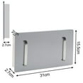 thumbnail image 2 of Mosiee Premium Wide Mouth Skimmer Cover For Hayward Pools - Winter Protection & Easy, 2 of 9