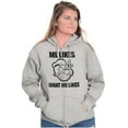thumbnail image 4 of Popeye Quote What Me Likes Zip Up Hoodie Men's Women's Brisco Brands S, 4 of 6