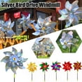 thumbnail image 5 of QHUDLV Bird Repeller Pinwheels Reflective Sparkly Scarecrow Garden Birds Decor Keep Away Spinner Lawn Windmill Yard Pinwheel Q5c0 Repel, 5 of 5