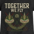 thumbnail image 3 of How to Train Your Dragon - Together We Fly - Toddler & Youth Girls Short Sleeve Graphic T-Shirt, 3 of 5