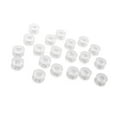 thumbnail image 4 of MasteelfCA 50pcs 2.1cm Clear Plastic Domestic Sewing Machine Bobbins, 4 of 8