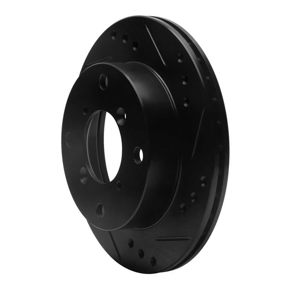 Dynamic Friction Company 633-50002R DFC Brake Rotor - Drilled And Slotted - Black