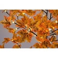 thumbnail image 3 of LIGHTSHARE 6FT 120LED Artificial Lighted Maple Tree Warm White Fall Decorations Indoor Outdoor, Orange, 3 of 5