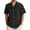 BB16-Black, variant on IYYVV Mens Button Down Short Sleeve Shirts Casual Summer Dress Shirt Lightweight Beach Vacation Clothes With Pocket Black 3XL