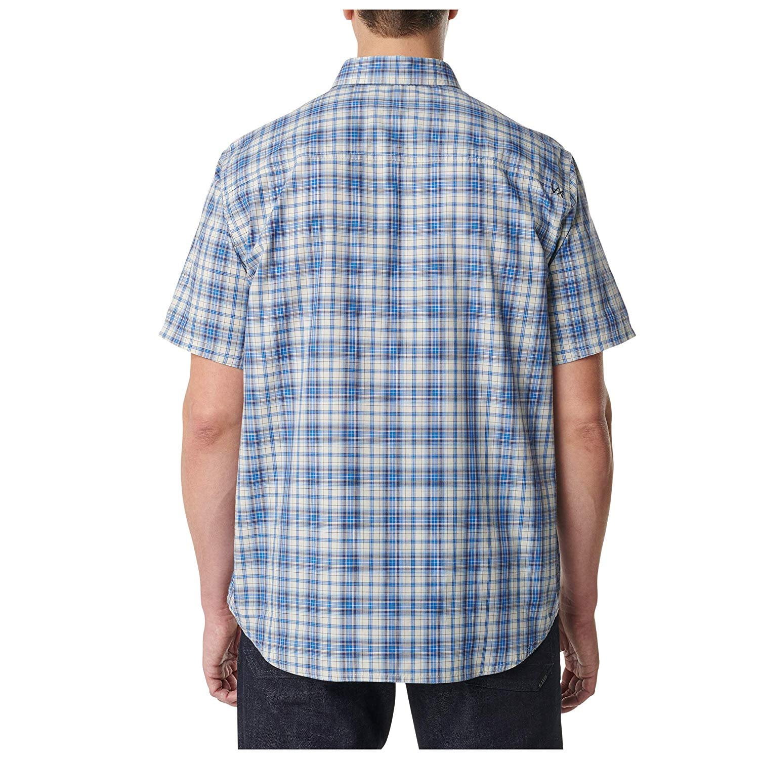 Style 71374 5.11 Tactical Mens Poly-Cotton Hunter Plaid Short Sleeve Shirt