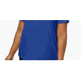 thumbnail image 3 of JM COLLECTION Womens Blue Stretch Shirttail Hem Short Sleeve Scoop Neck T-Shirt Plus 2X, 3 of 3