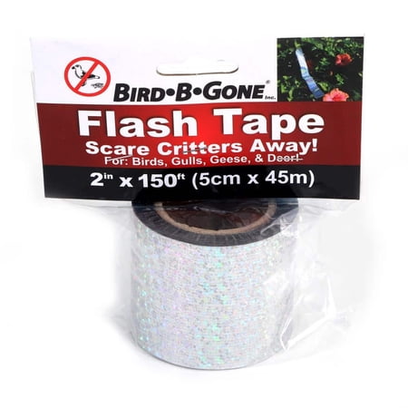 Holographic Flash Tape Reflective Bird Deterrent for Gardens & Fruit Trees