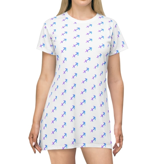 Sagittarius Zodiac T-Shirt Dress 2.0
