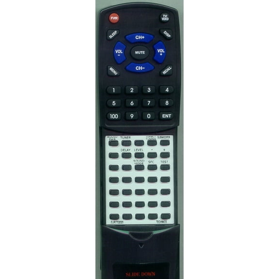 Replacement Remote for TECHNICS RTEUR7702020, EUR7702020, SADX750
