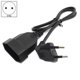 thumbnail image 2 of Europea 90 Degree Male Plug to Female Socket Power Extension Cable for PC Computer PDU(0.), 2 of 5