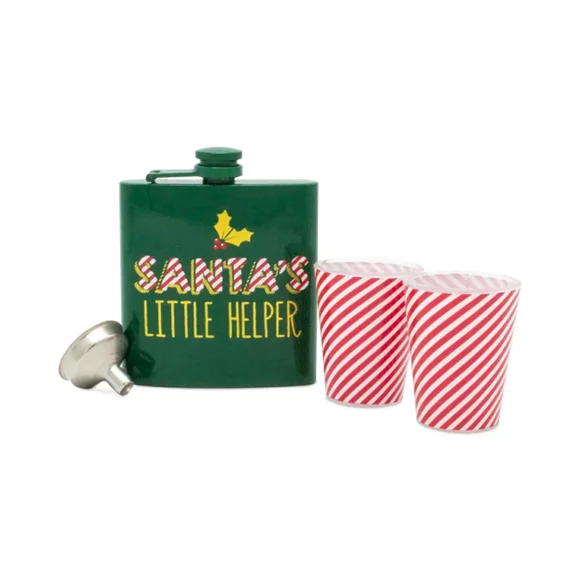 Tmd Holdings Santa’s Little Helper Flask & 2 Shooters