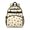 Sunflower White Pattern, variant on Sunflower Cream Pattern Cute School Backpack Bag for School with Padded Back and Adjustable Shoulder Straps 15.25"x11.5"x5.25"