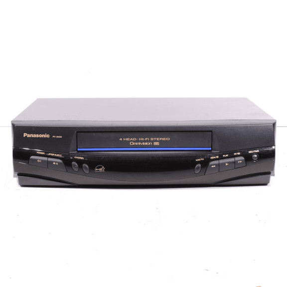 Restored Panasonic PV-8450 VCR w/ Original Remote, Manual, A/V Cables, & HDMI Converter (Good)