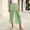 Green, variant on Women Lace Trim Long Bloomers Elastic Waist Ruffle Pantaloons Cropped Flared Slips Pants Solid Color Soft Comfy Capri Pajama Bottoms,M,White