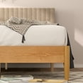 thumbnail image 2 of Zinus Amelia 41" Wood Platform Bed Frame with Upholstered Headboard, Queen, 2 of 10