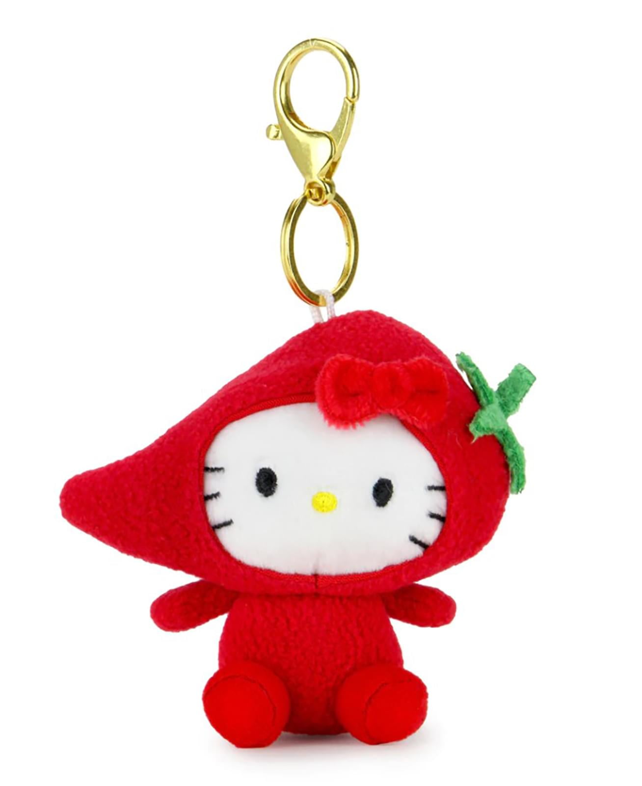 Hello Kitty x Nissin Cup Noodles Plush Charm Keychain Red Pepper