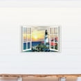 thumbnail image 4 of Creative Products Sunset Lighthouse Window 24x36 Canvas Wall Art, 4 of 4