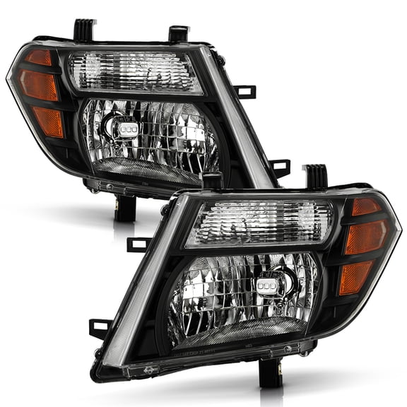 Black For 2008-2012 Pathfinder Headlights Headlamps Aftermarket 08-12 Left Right