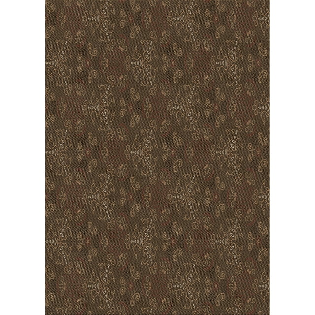Ahgly Tapis Rectangulaire Lavable en Machine Intérieur Transitionnel Chêne Brun, 2 Pieds x 5 Pieds