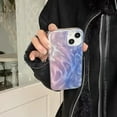 thumbnail image 4 of Gradient Purple Feather Yarn Luxury Shockproof TPU Case Compatible with iPhone Case (iPhone 13 Pro), 4 of 6