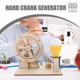 thumbnail image 3 of EXHUMKY 2 Sets Hand Held Crank Generator Power Generation Wood Assorted Color, 3 of 8