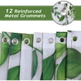 thumbnail image 4 of Woodland Animals Shower Curtain for Kids Forest Animal Green Leaves Decorative Bath Curtain 72 x 72 Inch Polyester Fabric Waterproof Bathroom Curtain with 12 Hooks, 4 of 6