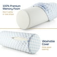 thumbnail image 3 of Nestl Memory Foam Cervical Neck Pillow, Neck Roll With Cooling Cover, 3 of 8