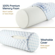Nestl Memory Foam Cervical Neck Pillow, Neck Roll With Cooling Cover