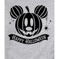 thumbnail image 3 of Disney - Happy Halloween Pumpkin Black Ink - Men's Crew Fleece Sweatshirt, 3 of 5