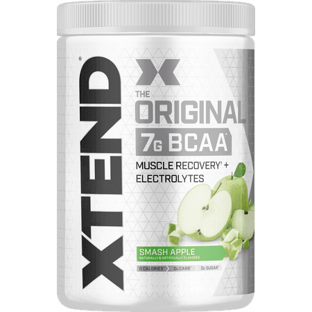 Scivation Xtend BCAA Powder, Branched Chain Amino Acids, 7g BCAAs, Smash Apple, 30