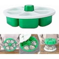 thumbnail image 1 of 6 Cavity Tri Sushi Maker Mold Onigiri Rice Ball Press Maker Non-stick Mould Kit Ing Tools, 1 of 3