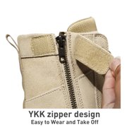Soulsfeng Lightweight Hiking Desert Boots Breathable Mens Outdoor Side Zipper Tactical Boots