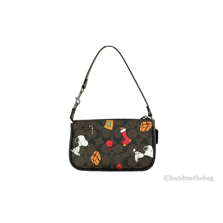 Coach X Peanuts (CE707) Nolita 19 Mini Holiday Snoopy Coated