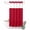 Red, variant on No Hook Shower Curtain, Pure Red Shower Curtains for Bathroom with See Through Top Window, Simple Solid Color Waterproof & Washable Bath Curtain Extra Long 72"x96"